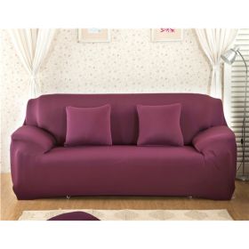 Solid Corner Sofa Covers Couch Slipcovers Elastica Material Sofa Skin Protector Cover Sofa Armchair (Option: 18-One seat)